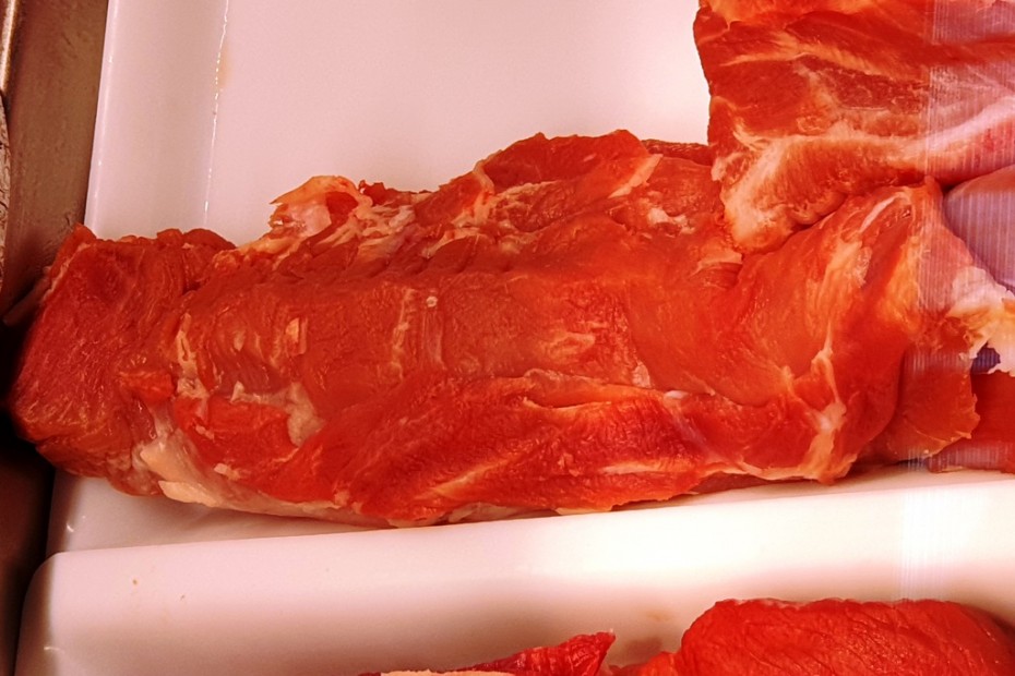 Irresistible solomillo de cerdo del mercado de Almería
